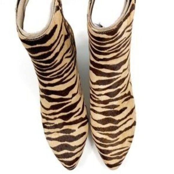 Dolce Vita Coltyn Calf Hair Leopard Ankle Bootie Size 7M Might Fit More Like 6.5 - Picture 4 of 15